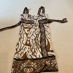 Diane Von Furstenberg wrap sleeveless dress